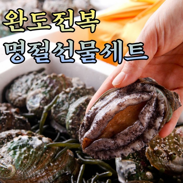 산지직송 완도 전복 특대 제철 생물 활전복 선물용 선물세트 직거래 설 추석 명절 선물 1kg 꼬마 산소포장, 07.전복 7미(특특대) 1kg 대표 이미지 - 전복 선물세트 추천