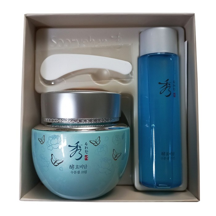 수려한 수분샘 크림 특별 기획 세트 (크림 150ml+스킨 80ml) 대표 이미지 - 수려한 화장품 추천