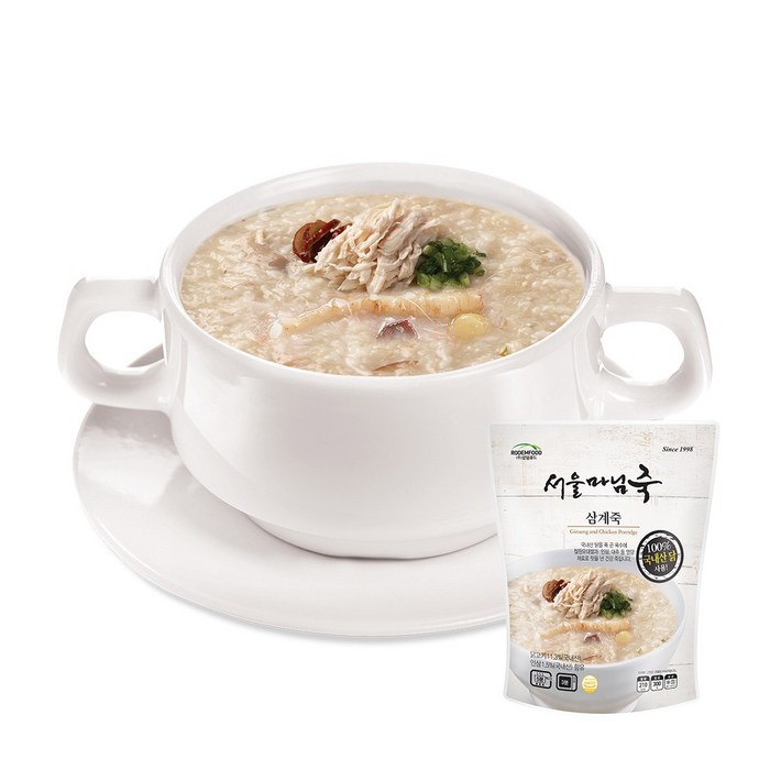 [SS004] 서울마님죽 살균 삼계죽 300g, 1개 대표 이미지 - 삼계죽 추천