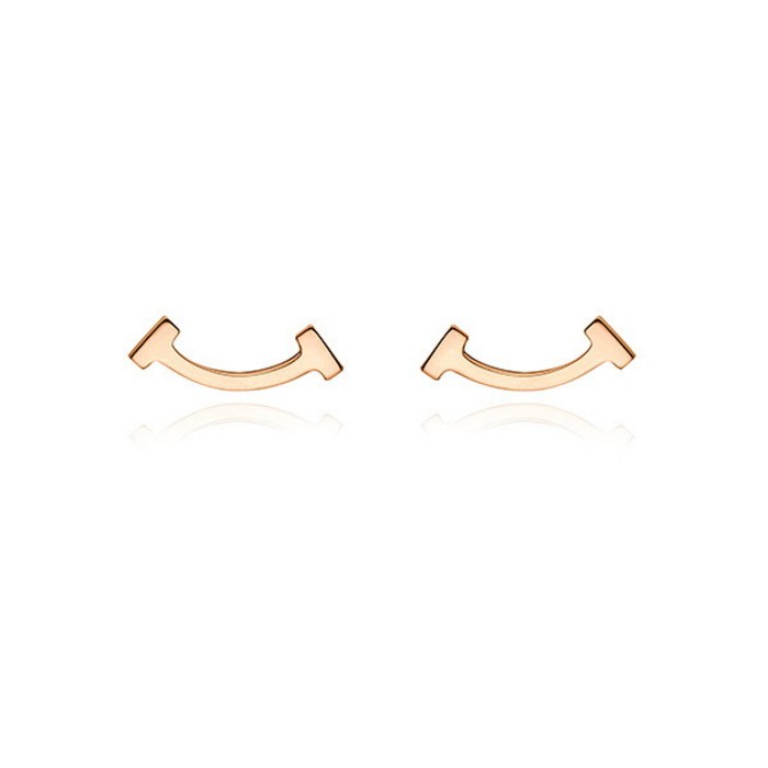 [티파니앤코] 티파니 36667249 티파니 T 스마일 18K 로즈골드 귀걸이 대표 이미지 - 티파니앤코 추천