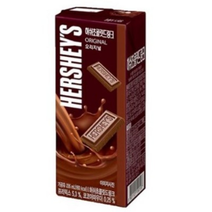 허쉬 초콜릿드링크 오리지널, 235ml, 10개 대표 이미지 - 허쉬 초콜릿 추천