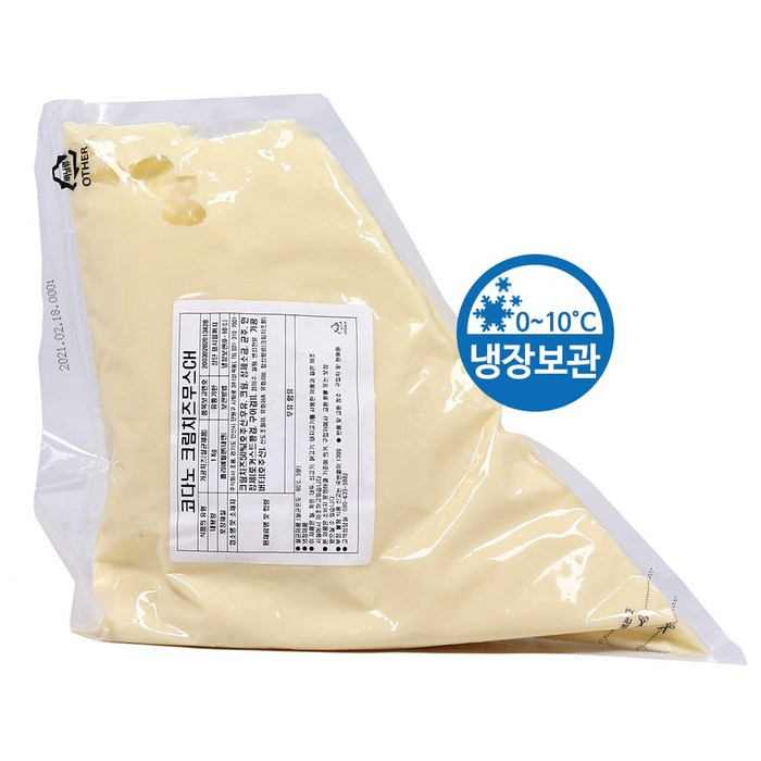 코다노 크림치즈 무스 1kg 냉장 대표 이미지 - 코다노 소스 추천