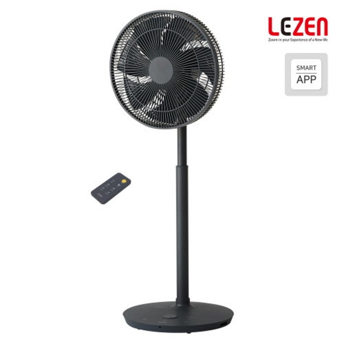 르젠 2세대 앱연동 스마트 BLDC 리모컨 선풍기 에코팬 LZEF-DC180 그레이, 단품없음 대표 이미지 - 르젠 선풍기 추천