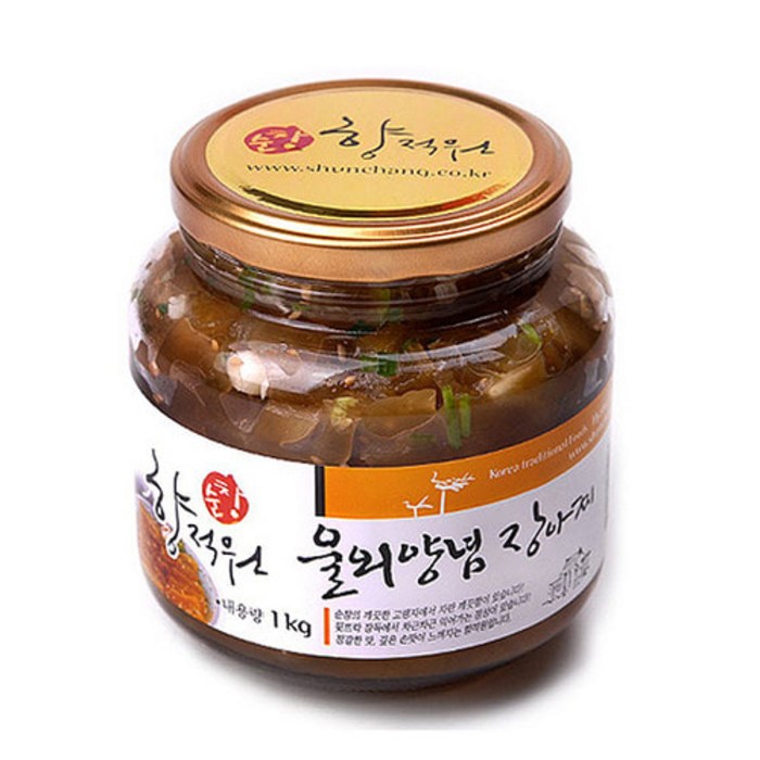 토종원 울외양념 장아찌 1kg 유리병 순창전통 대표 이미지 - 밑반찬 추천
