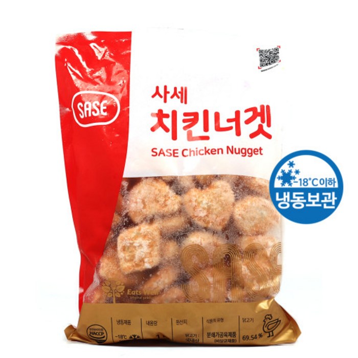 사세 치킨너겟 1kg /냉동, 단품, 단품 대표 이미지 - 치킨 기프티콘 추천