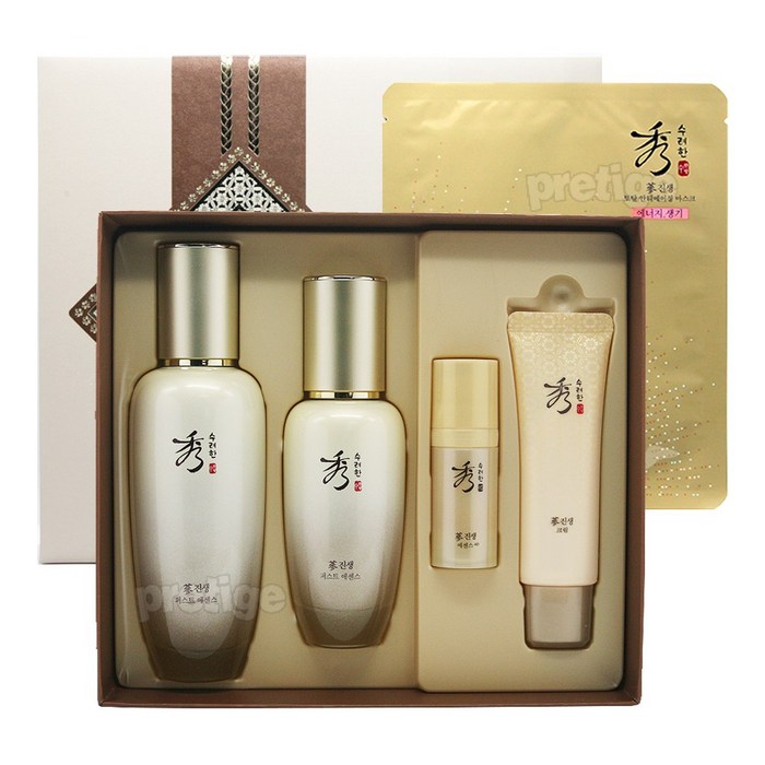 수려한 진생 퍼스트 에센스 120ml+70ml 기획세트 대표 이미지 - 한방 화장품 추천