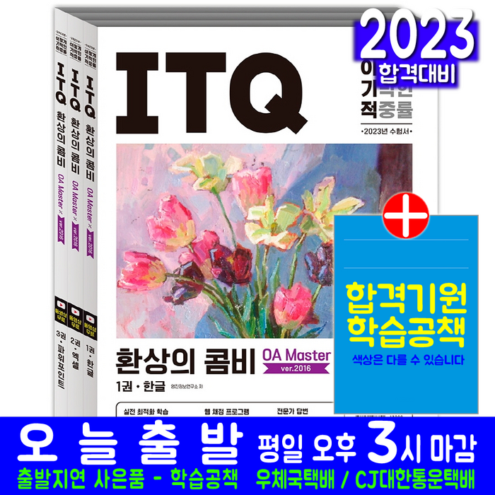 ITQ OA Master 교재 책 영진닷컴 2023 Ver.2016 한글 엑셀 파워포인트 환상의 콤비 대표 이미지 - 엑셀 자격증 추천