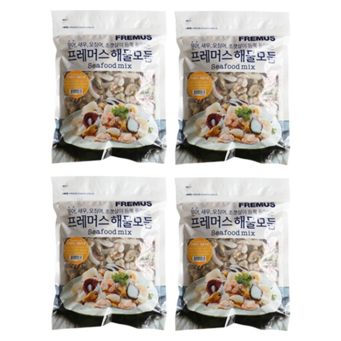 맛군 해물 모듬 600g, 4팩 대표 이미지 - 우니 성게알 추천