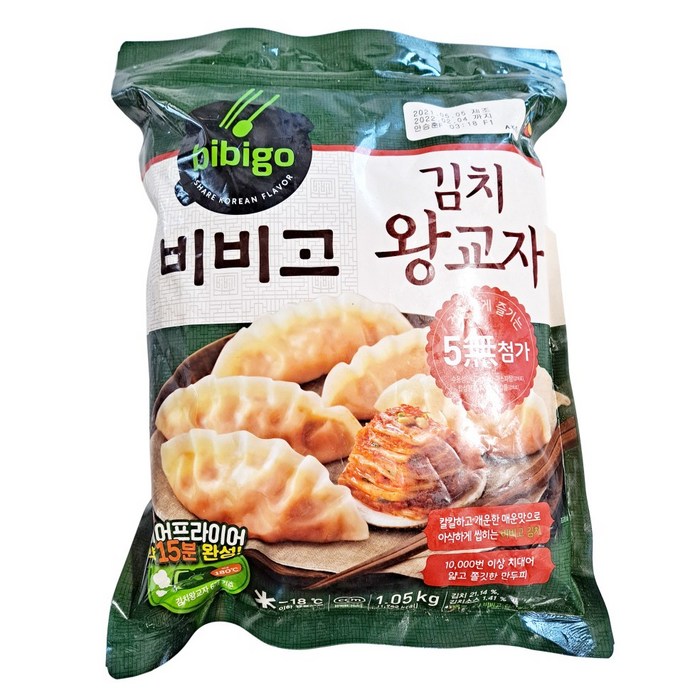 비비고 김치왕교자1.05kg, 1.05kg, 2개 대표 이미지 - 김치만두 추천