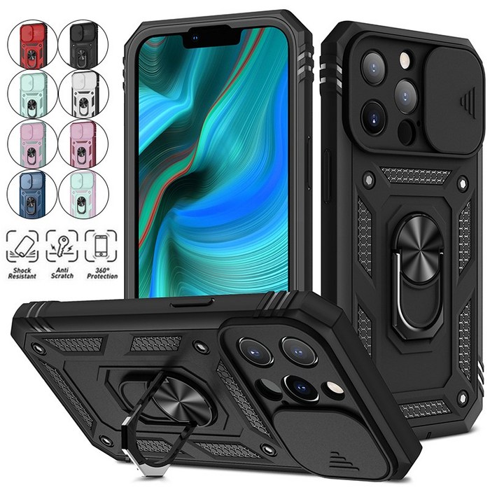 아이폰13 내진동 내림방지 거치대 견고한 반지 360 케이스 1211 프로맥스87 XR XS iPhone/Pro Max/Mini/Case/kickstand/Shockproof 대표 이미지 - 아이폰 13 케이스 추천