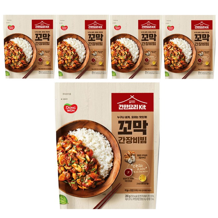 동원 간편요리 KIT 꼬막간장비빔, 280g, 5개 대표 이미지 - 연안식당 추천