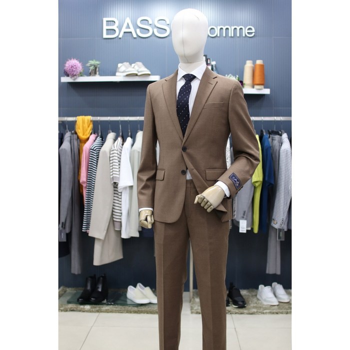 바쏘 정장 BY3JQ03ACM 카멜베이지 울캐시미어 스판 수트