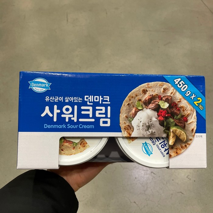 덴마크 사워크림 450g x 2개, 일반포장 동절기만 대표 이미지 - 사워크림 추천