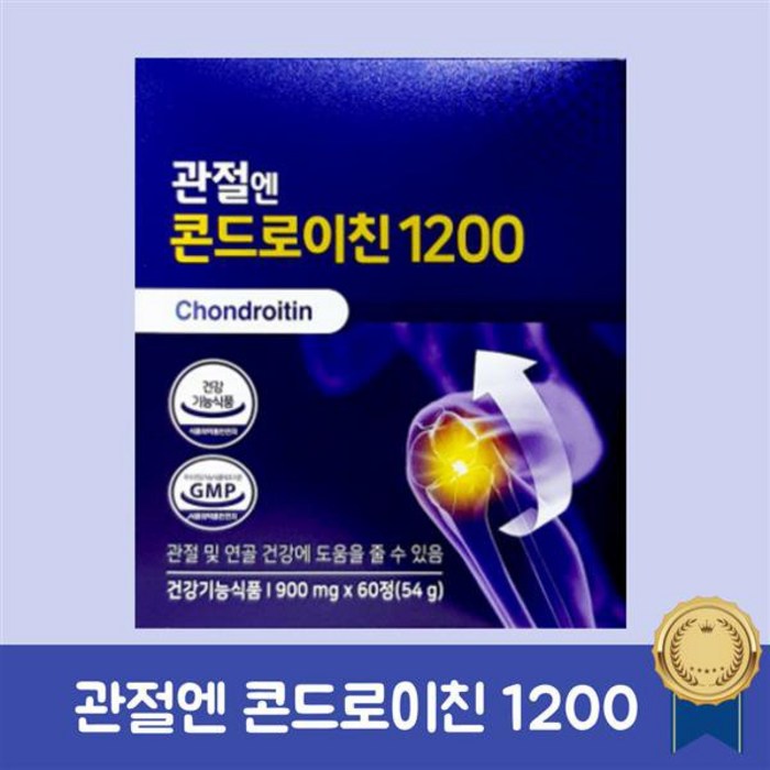 콘드로이친 관절엔 콘드로이친1200, 60정, 2개 대표 이미지 - 콘드로이친 추천