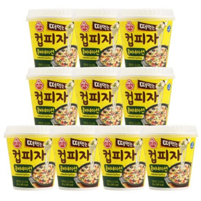 [오뚜기] 떠먹는 컵피자 콤비네이션 150g x 10, 10개 대표 이미지 - 냉동 피자 추천