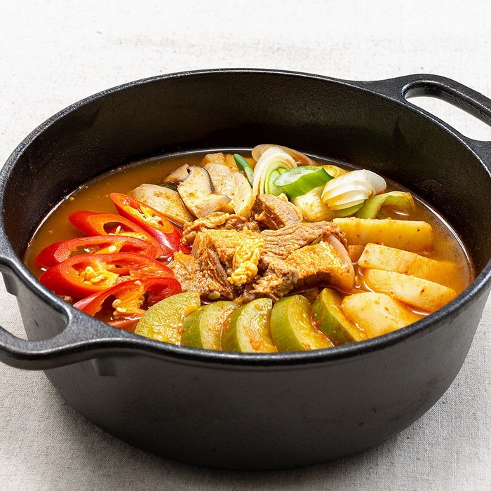 초록들 짜글이 (800g) 국내산 돼지고기 국탕찌개 간편 포차 술안주, 800g x 2개 대표 이미지 - 돼지고기 김치찌개 추천