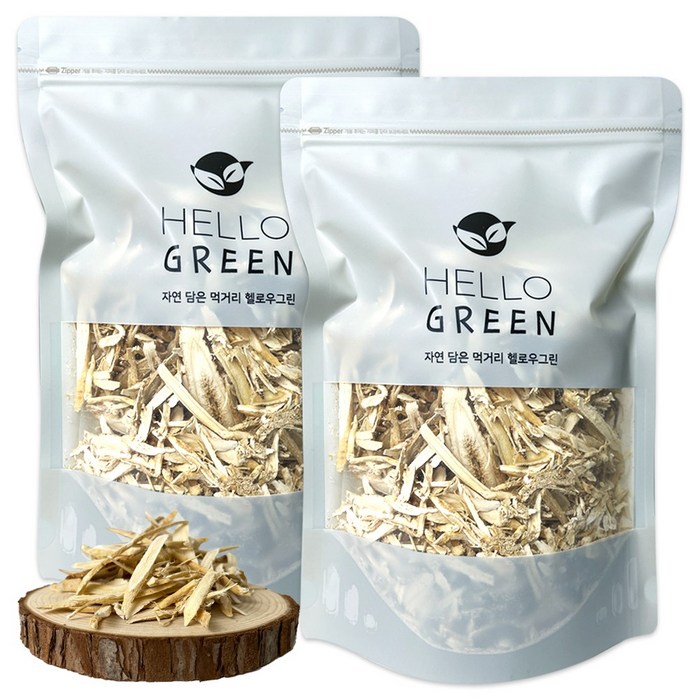 헬로우그린 국내산 건조 절편 황기 300gX2(팩) 총600g, 300g(팩) 2개 대표 이미지 - 황기 추천