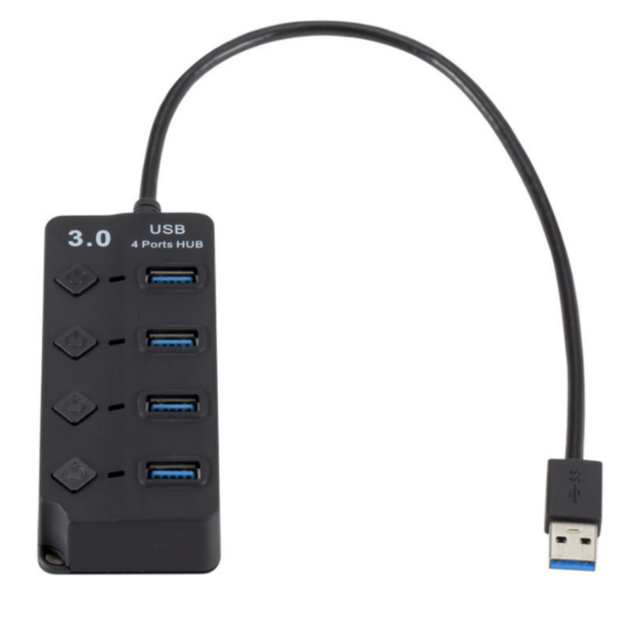 아이젠 4포트 USB 3.0 허브 DT-UH304, 혼합 색상 대표 이미지 - USB 허브 추천