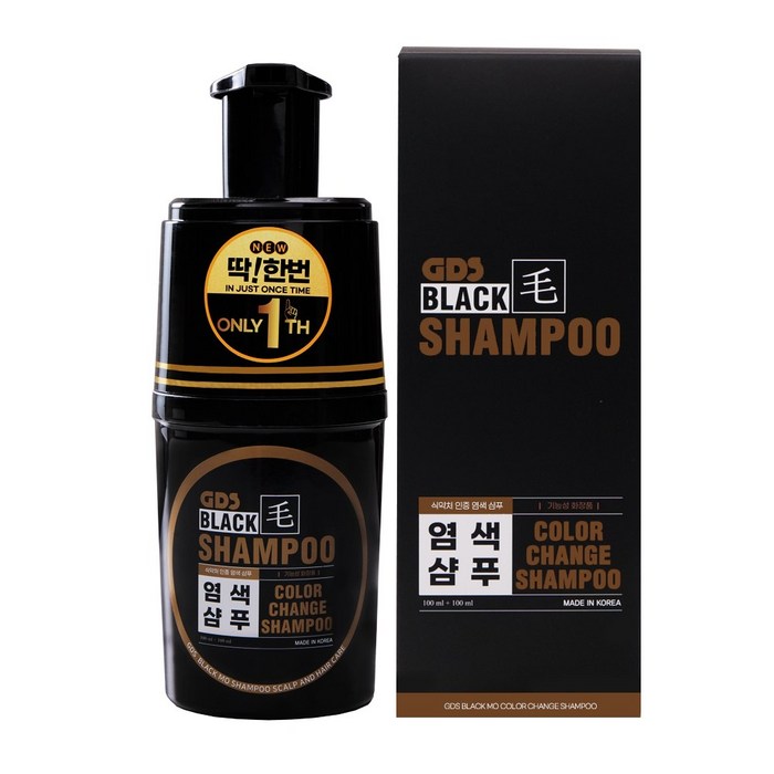 염색샴푸 블랙모샴푸 염색약 새치커버샴푸 딱1번염색샴푸 새치케어샴푸 대표 이미지 - 염색샴푸 추천