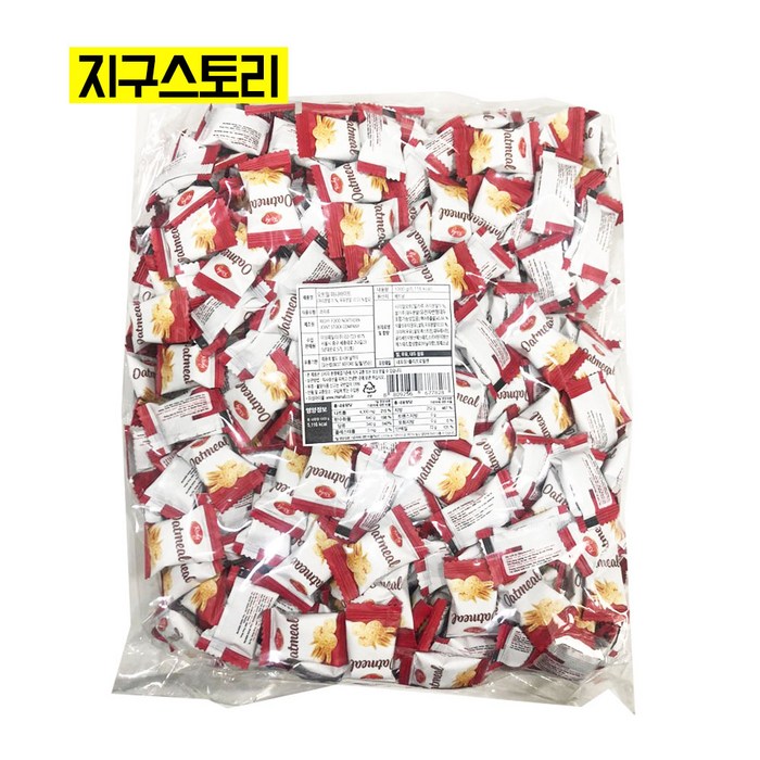 리치 오트밀 미니바이트 과자, 1000g, 1개 대표 이미지 - 사무실 과자 추천