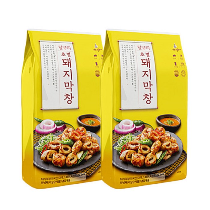 달구지푸드 달구지막창 초벌돼지막창 500gX2팩, 1개, 500g 대표 이미지 - 소대창 추천