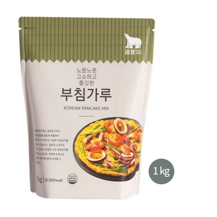 곰표 부침가루, 1kg, 5개 대표 이미지 - 튀김가루 추천