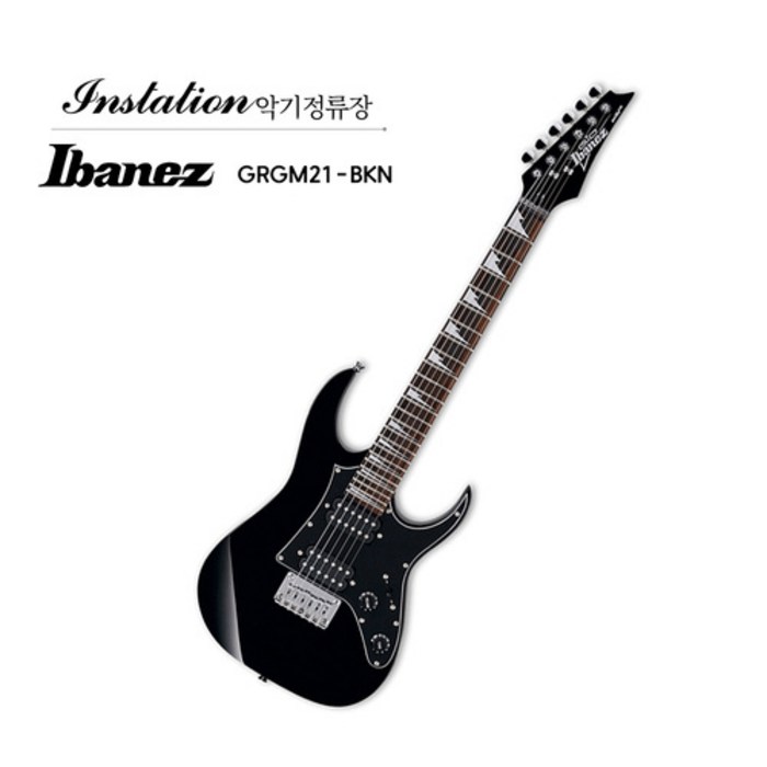 아이바네즈 IBANEZ GRGM-21 BLK 블루버스트 슈퍼스트랫 미니 일렉기타 풀패키지 대표 이미지 - 슈퍼스트랫 추천