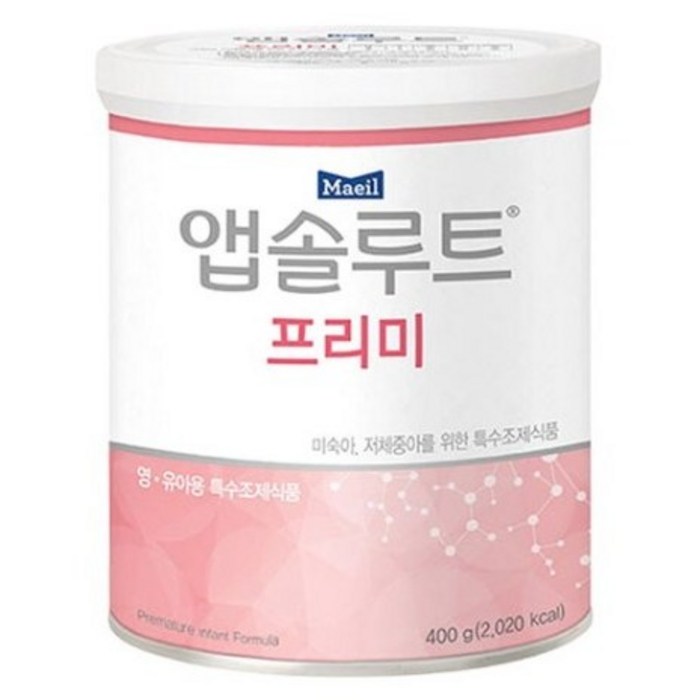 매일유업 앱솔루트 프리미 분유, 400g, 5캔 대표 이미지 - 미숙아 분유 추천