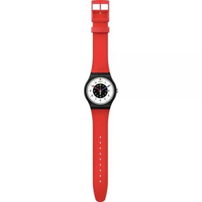 스와치 Swatch 루즈 앤 누아르 레드 표준 시계 대표 이미지 - 스와치 시계 추천