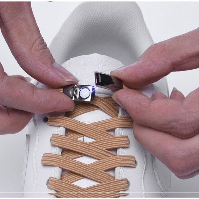 1+1 매듭없는 마그네틱 신발끈 운동화끈 대표 이미지 - 발편한 운동화 추천