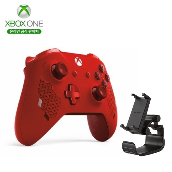 [마이크로소프트] XBOX ONE S 3세대 무선 컨트롤러 Sport Red 스포츠 레드 스페셜 에디션 대표 이미지 - XBOX 추천