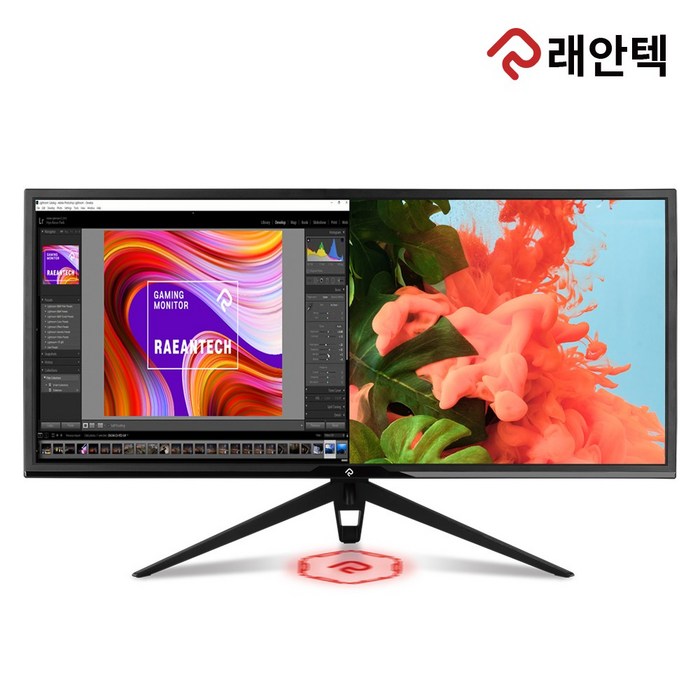 래안텍 86.7cm WQHD 울트라와이드 게이밍 모니터, EdgeArt QA3410P HDR(일반) 대표 이미지 - WQHD 모니터 추천