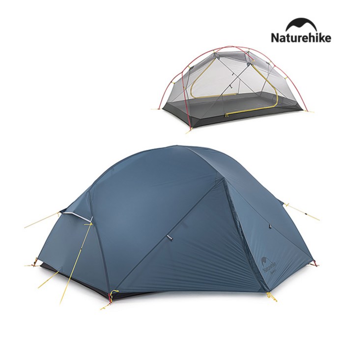 네이처하이크 UL 몽가2 텐트 210T, 210T 펜텀 블루