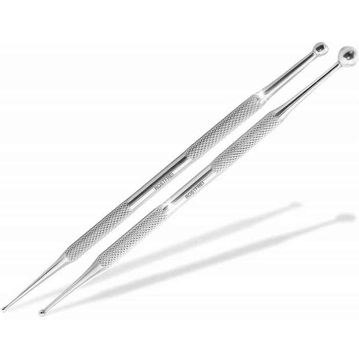 [독일 직배송] 지압 펜 세트 2/5 + 3/7 mm 수압 로드 침술 마사지 펜, 단일옵션, 1