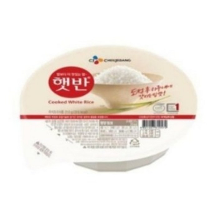 햇반 백미밥, 210g, 24개 대표 이미지 - 쌀밥 추천