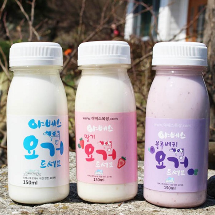 야베스목장 수제 요거트 세트 150ml 17개, 플레인 7개 딸기 5개 블루베리 5개 대표 이미지 - 수제 요거트 추천