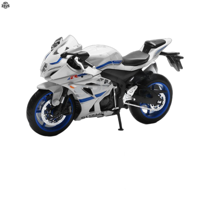 ZEUS 112 오토바이 브랜드 바이크 다이캐스트 야마하 혼다 BMW 가와사키 스즈끼, 1.SUZUKI GSXR1000화이트, 1개