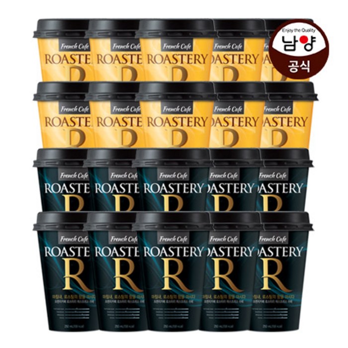 프렌치카페 로스터리 에스프레소 250ml 에스프레소 10개+돌체라떼10개, 20ea 대표 이미지 - 돌체라떼 추천