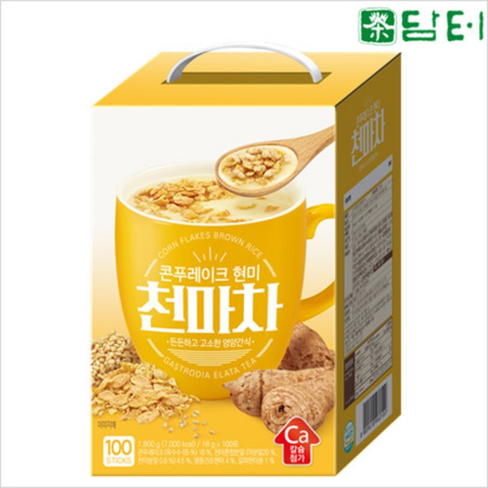 담터 콘푸레이크 현미 천마차 100T, 100개 대표 이미지 - 대추차 추천