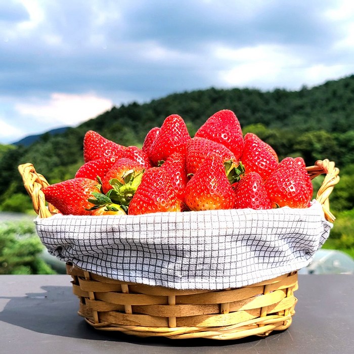 강원도 고랭지 여름 딸기 300g 2상자, 상세 설명 참조 대표 이미지 - 돌 바나나 추천