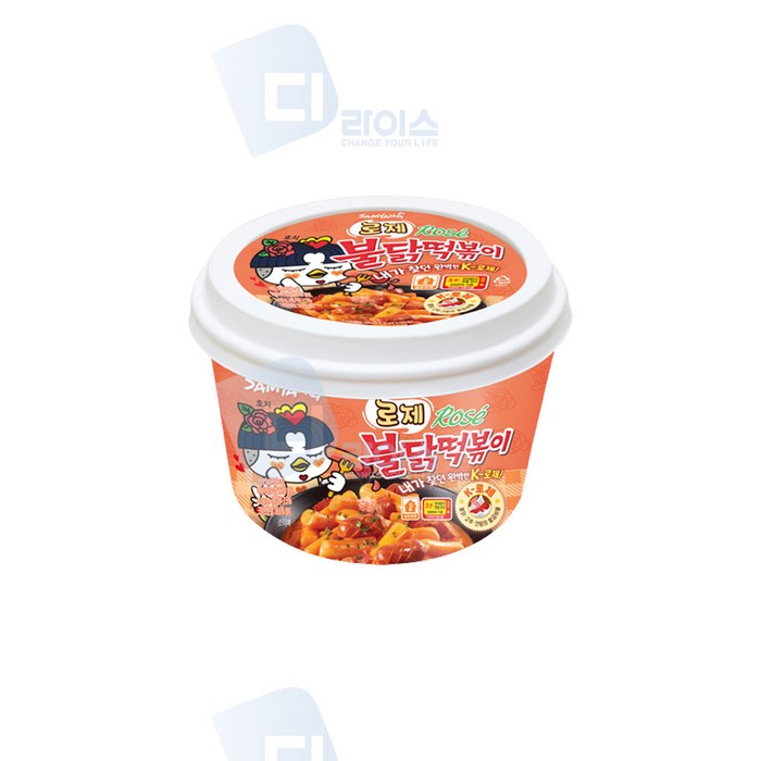 삼양 로제불닭떡볶이 183.5g, 6개 대표 이미지 - 로제 떡볶이 추천