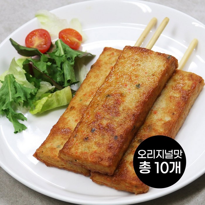 오늘한끼 (주)부산어묵 The 오리지날 어묵바80gX10개/전자렌지 1분30초 맛있는 부산 어묵바, 80g, 10개 대표 이미지 - 오뎅바 추천