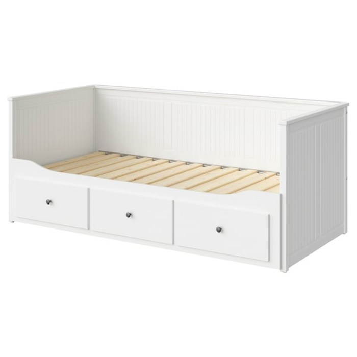 이케아 HEMNES 헴네스 데이베드프레임+서랍3 - 화이트 80x200 cm