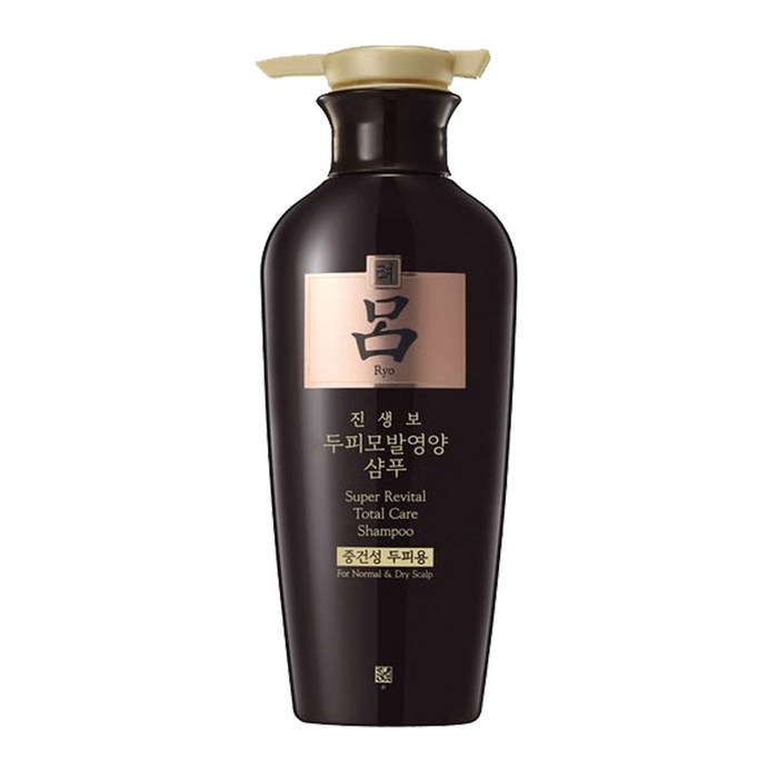 려 진생보 두피모발영양 샴푸 (중건성두피용) 400ml 한방샴푸, 2개 대표 이미지 - 중건성 샴푸 추천