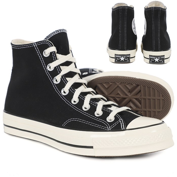 컨버스 클래식 캔버스화 CHUCK 70 하이탑슈즈 단화 남녀공용 패션화 대표 이미지 - 컨버스 척70 추천