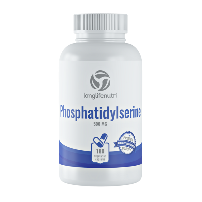 LongLifeNutri 포스파티딜세린 500 mg 180 캡슐 PhosphatidylSerine 180 Vegetarian Capsules, 상세 참조, 상세 참조 대표 이미지 - 포스파티딜세린 추천