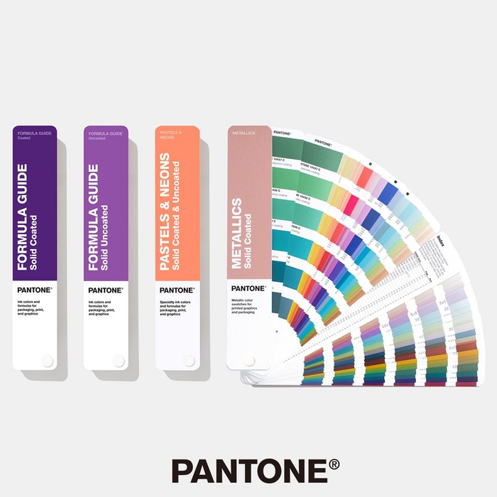 PANTONE 팬톤 칼라 칩 솔리드 가이드 세트 (총4권) GP1605A 대표 이미지 - 팬톤 컬러칩 추천