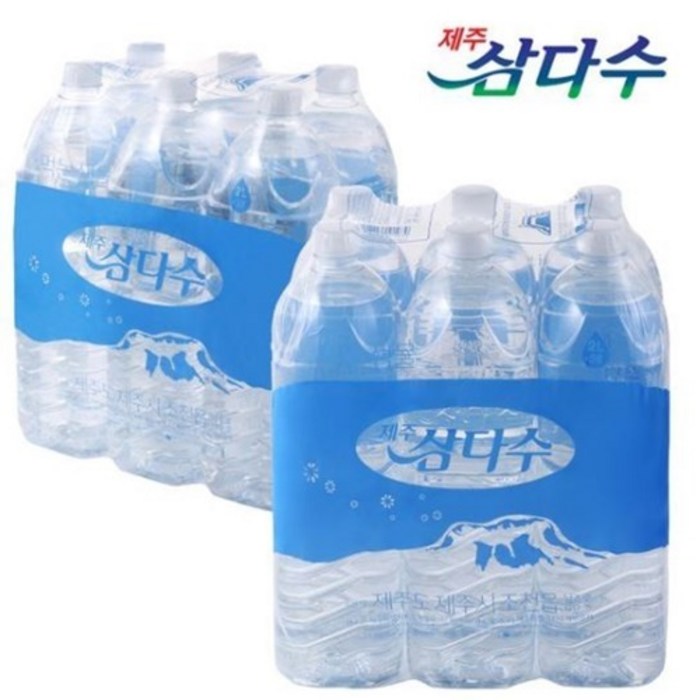 제주 안전한 삼다수 2L 또는 500ml 물배달 생수 광동제약 물 무라벨, 500ml 20개(18+2) 대표 이미지 - 무라벨 생수 500ml 추천