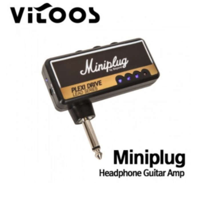 비투스 미니 헤드폰 앰프 일렉기타 미니플러그 VITOOS Miniplug 대표 이미지 - 똘똘이 앰프 추천