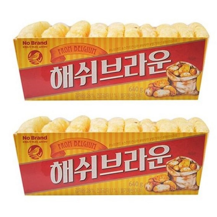 노브랜드 바삭하고 촉촉한 해쉬브라운감자 640g x2개 냉동 대표 이미지 - 해쉬브라운 추천